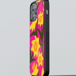 macmerise Floral Printed iPhone 13 Pro Max Back Case Mobile Accessories-image-94