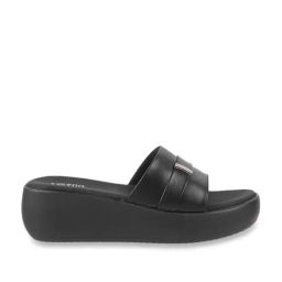 Metro Women's Black Casual Wedges-picture-25