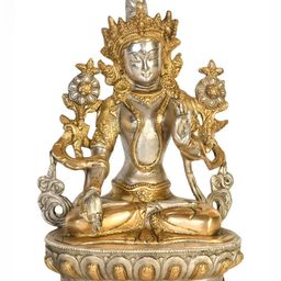 Exotic India Silver-Toned Religious Figurine Showpiece-image-43