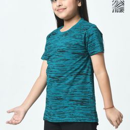 BAESD Girls Pack of 2 Abstract Printed Round Neck Cotton T-shirts-image-68