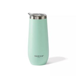 VAHDAM 270 ml Mint Green Stainless Steel Caper Tumbler with Lid-3