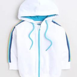 Bumzee Kids White Solid Full Sleeves Sweatshirt-image-73