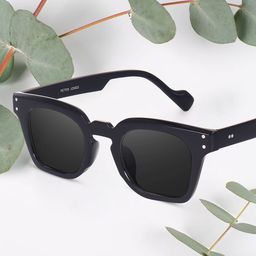 Peter Jones Eyewear Unisex Square Sunglasses with UV Protected Lens-35