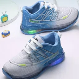 BIRDE Boys Mesh Non-Marking Advanced Chassis Walking Shoes-11