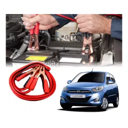 Auto Pearl 1.83 m (6 Ft) 500 A Heavy Duty Anti Tangle Battery Jumper Booster Cables for i10 (Pack of 2)-image-49