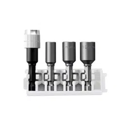 Bosch Pick Click Extra Hard Nutsetter 6/8/10 mm & Universal Holder Pack, 2608522418 (4 Pcs)-0