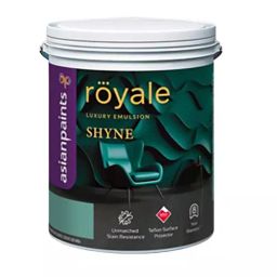 Asian Paints Royale Shyne Luxury Emulsion Gardenia White 1 L High Sheen Finish, 0029-24