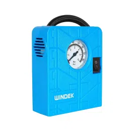 Windek 1500 Tyre Inflator Pump Compatible for All Car & Bike - Blue-12
