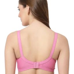 Cukoo Multicolor Solid Full Coverage Non-Wired Bra - Pack of 3 image 2