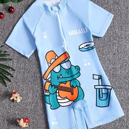 YK Girls Printed Round Neck Legsuit-image-72
