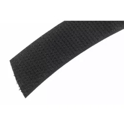 RS PRO Black Hook & Loop Tape, 20 mm x 5m Model No 8904216-66