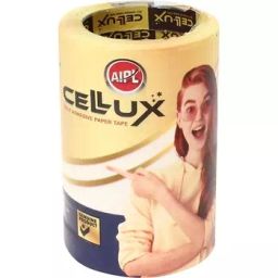 AIPL Thickness 24 mm Self Adhesive Masking Tape 20 m, (Pack of 50)-image-36