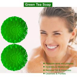 GROOVY Set Of 2 Aloe Vera Antibacterial Soaps - 100 g Each image 2