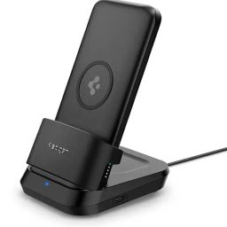 Spigen 5in1 10000 mAh Wireless Power Bank with USB-C Dual Charging Dock (Black)-image-97