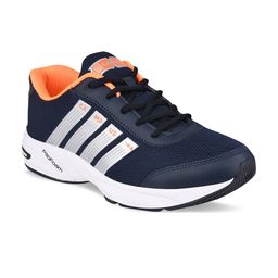 Campus Men Navy Blue Mesh Running Shoes-picture-6