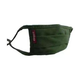 Elegant Large Cotton Green String Tie-Up Face Mask STRING-MASK-GRN-L (Pack of 3) image 2