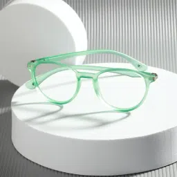 Enrico Eyewear Green  Round Unisex Eye Frames - Computer Glasses-picture-28