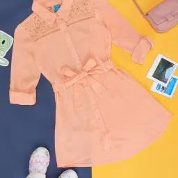 YU by Pantaloons Kids Pink Regular Fit Top-image-96
