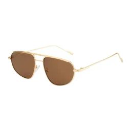 MAGNEQ Brown UV Protection Rectangular Unisex Sunglasses-image-49