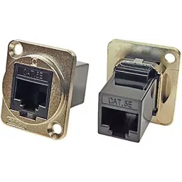 RS PRO Single-Port RJ45 Feedthrough Connector Cat5e FTP, 2035594-image-31