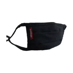 Elegant Medium Cotton Black String Tie-Up Face Mask STRING-MASK-BLK-M (Pack of 3)-image-6