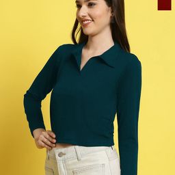Metronaut Women Pack Of 2 Solid Top-image-73