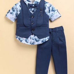 LITTLE COLLARS Boys 3-Piece Single-Breasted Suits-image-74