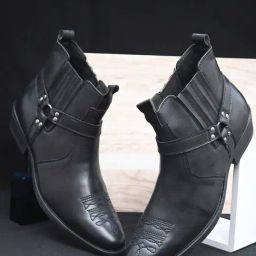 San Frissco Men's Black Casual Boots-image-30