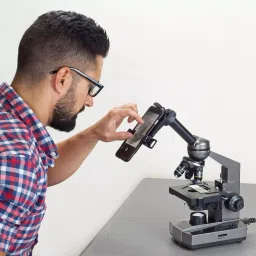 Carson Beginner 100x-1000x Compound Student Microscope, Universal Smartphone Digiscoping Adapter image 2