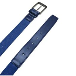 Under Armour Novelty Golf Blue Polyester Solid Waist Belt-image-8