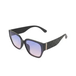 BAYBERRY Unisex Blue Lens & Black Cateye Sunglasses with-image-97