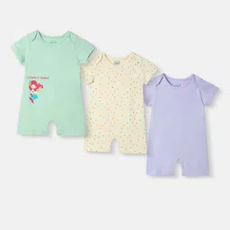 Nauti Nati Infants Pack of 3 Ocean Print Romper-image-7