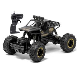 Zyamalox Unleash the Beast, 1:16 Scale RC Monster Truck - Four-Wheel Drive Plastic Alloy Dirt Drift Remote-Controlled Rock Car - 2.4 GHz - Black-21