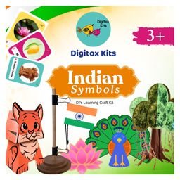 DigitoxKits India Symbol DIY Activity Kits | DIY Craft Activity | All About India Activity Kit for Kids-22