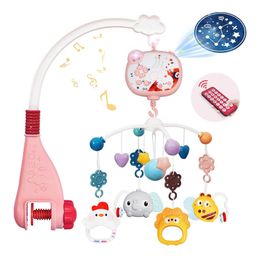 Fiddlerz Musical Rotating Baby Crib Mobile with Hanging Toys Soothing Melodies and Night Light Battery Operated Nursery Cot Bed Bell for Newborns and Infants (Pink)-13