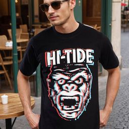 Bene Kleed Round Neck Typography Printed Cotton T-shirt-image-86