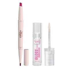 GLAM21 Set Of 2 Two To Tango Lip Liner -Wine Time & Gloss Floss Lip Luminizer - 5 g image 1