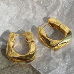 Just Lil Things Contemporary Hoop Earrings-image-75