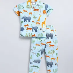 NAUTI KIDZ Boys Printed Night suit-picture-11