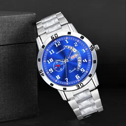 WATCHSTAR Men Dial & Stainless Steel Straps Analogue Watch DD aveo still BlueWC-32