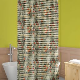 ArtzFolio Green & Red Printed Waterprof Shower Curtains-image-99