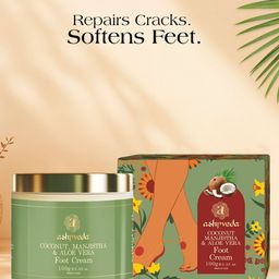 ASHPVEDA Coconut, Manjistha & Aloevera Foot Cream - 100 g-image-29