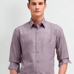Arrow New York Men Manhattan Spread Collar Tartan Checked Cotton Slim Fit Casual Shirt-picture-36