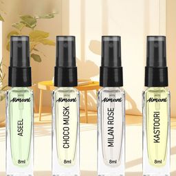 Aimani Set Of 4 Long Lasting Perfume - 8 ml Each-image-111