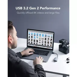 Lexar Professional Card Reader CFexpress Type B USB 3.2 Gen 2 with USB-C to USB-A Adapter, RW515 image 3