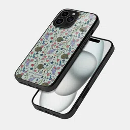 macmerise Floral Printed iPhone 16 Pro Max Bumper Case Mobile Accessories-15