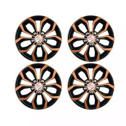 Auto Pearl Car Black Copper Wheel Cover Caps 35.56 cm (14 Inch) Press Type Fitting for Ford Fiesta New-image-72