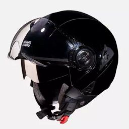 Studds Black Xtra Large (600 mm) Open Face Helmet, Downtown-image-71
