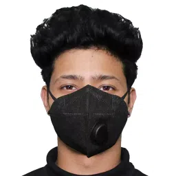 Oriley N95 5 Layer Disposable Face Mask with Nose Pin Black OR5211 (Pack of 5 Pcs)-image-53