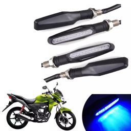Cartronics Sleek Amber Blue LED Indicator for Bajaj v15(Pack of 4 Pcs)-17
